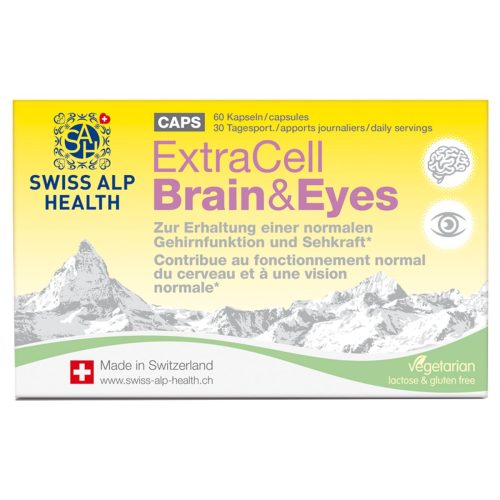 Swiss Alp Health, Swiss Alp Health Extra Cell Brain & Eyes Kapsel (60 Stk)