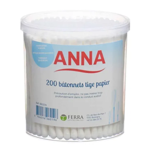 Anna, Anna Wattestäbchen aus Papier (200 Stk)