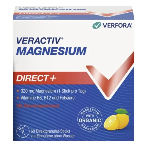 VERACTIV, VERACTIV Magnesium Direct+ Zitrone Sticks (60 Stk)