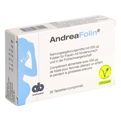 AndreaFolin, AndreaFolin Folsäure-Tabletten (30 Stk)