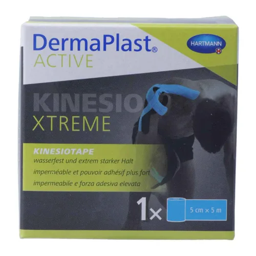 DERMAPLAST, DermaPlast Active Kinesiotape Xtreme, 5cmx5m, blau (1 Stk)