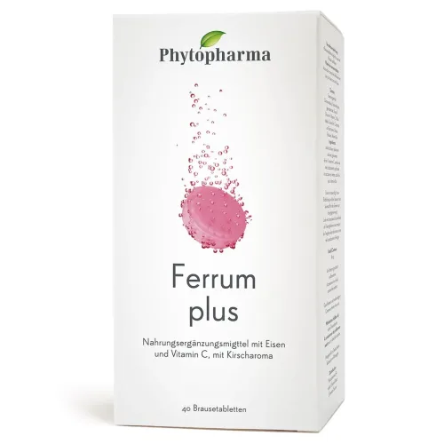 Phytopharma, Phytopharma Ferrum Plus Brausetabletten (40 Stk)