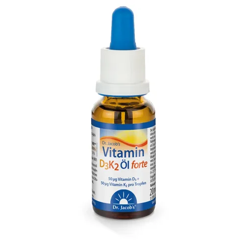Dr. Jacobs, Dr. Jacob's Vitamin D3K2 Öl forte (20ml)
