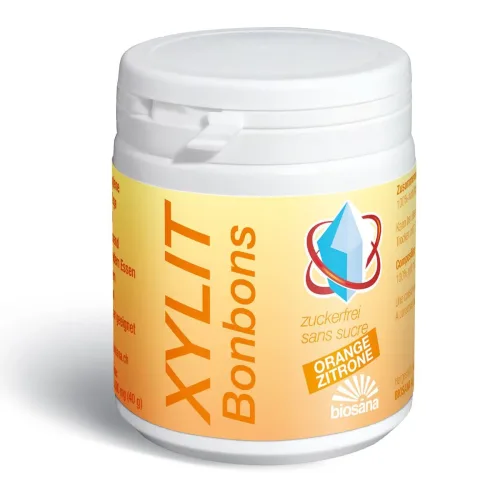 Biosana, Biosana Xylit Bonbons Orange / Zitrone (80 Stk)