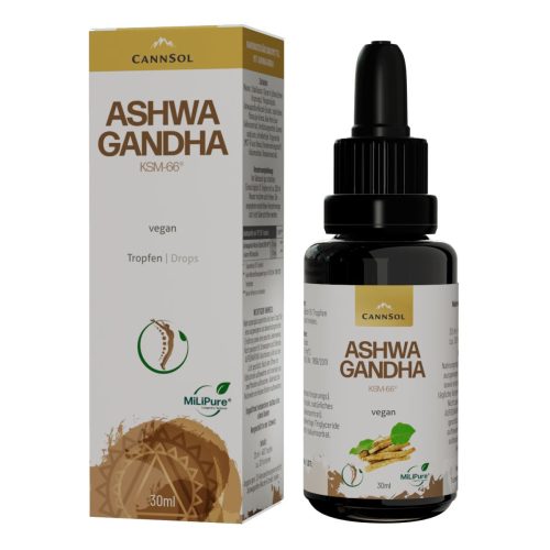 CANNSOL, CANNSOL Ashwagandha KSM-66 MiLiPure Tropfen (30ml)