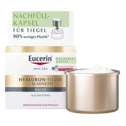 Eucerin, Eucerin - Hyaluron-Filler + Elasticity Nachpflege Nachfüllkapsel, 50 ml