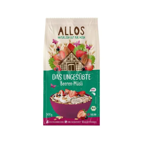 Allos, Allos Das ungesüsste Beeren-Müsli (500g)
