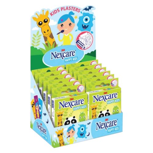 3M Nexcare, 3M Nexcare Kinderpflaster Happy Kids Animals (12 Stück)