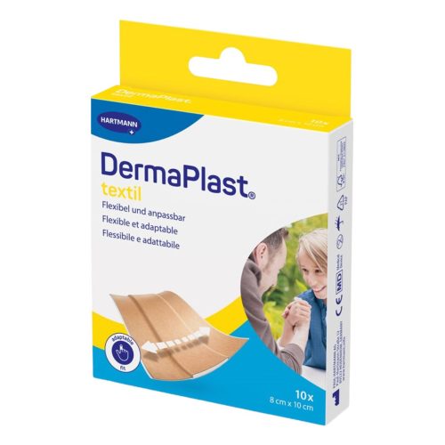 DERMAPLAST, DermaPlast textil Schnellverband, 8x10cm (10 Stk)