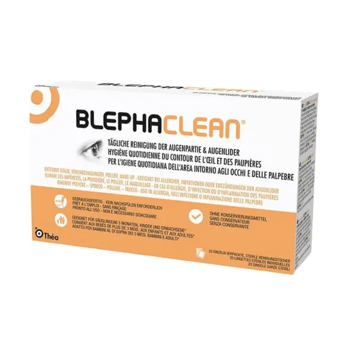 Blephaclean, Blephaclean Reinigungstücher steril, einzeln verpackt (20 Stk)