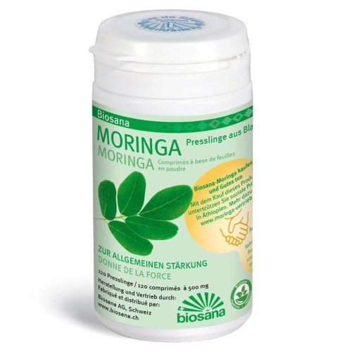 Biosana Moringa Blattpulver SPEZ Tabletten 120 Stück