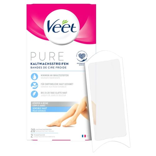 Veet, Veet Kaltwachsstreifen Beine & Körper Sensitiv (10x2 Stk)