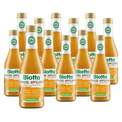 Biotta, Biotta Aprikose-Apfelminze Bio (12x2.5dl)
