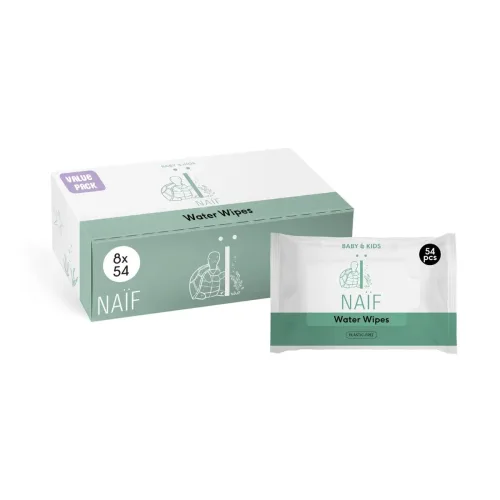 NAÏF, Naïf Kunststofffreie Baby-Feuchttücher (432 Stk)