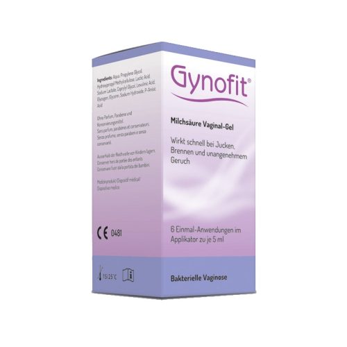 Gynofit, GYNOFIT Milchs&auml;ure-Gel Vaginalgel 6 x 5 ml
