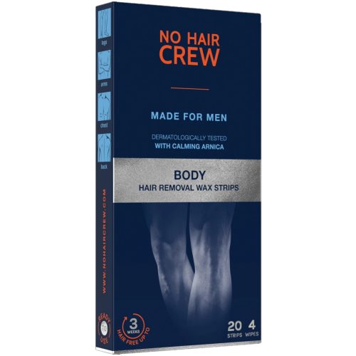 NO HAIR CREW, NO HAIR CREW Kaltwachsstreifen M&auml;nner 20 Stk