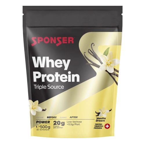 SPONSER, SPONSER Whey Triple Source Protein Chocolate (500g)