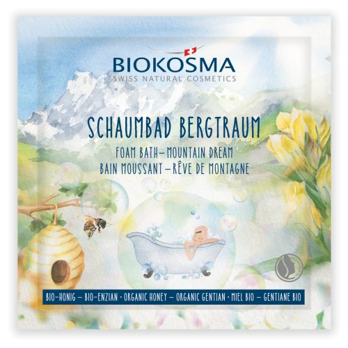 Biokosma, BIOKOSMA Schaumbad Bergtraum mit Honig und Enzian (25ml)