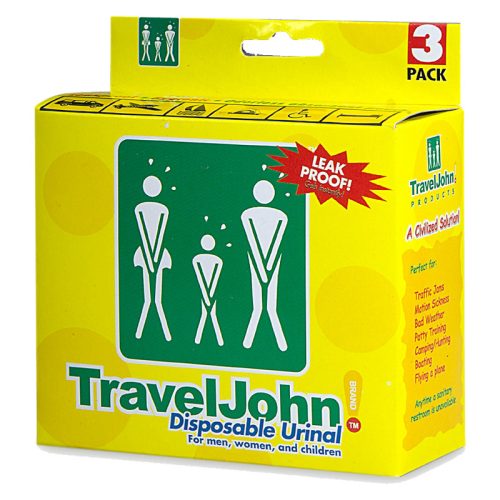TravelJohn, TravelJohn Einweg Urinal unisex (3 Stk)