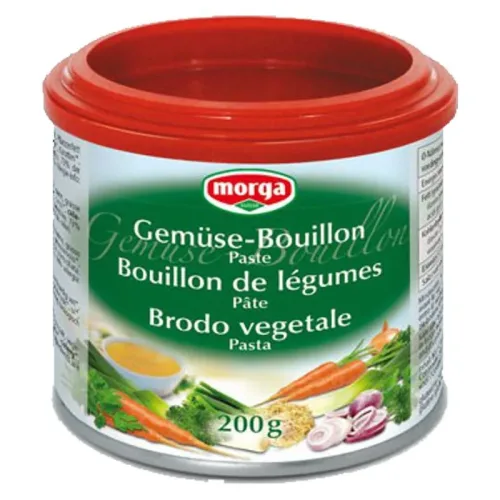 morga, morga Gemüse Bouillon Paste Dose (200g)