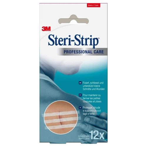 3M Steri-Strip, 3M Steri-Strip 6x75mm weiss verstärkt (12x3 Stk)