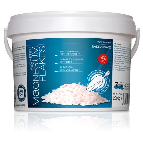 Zechstein, ZECHSTEIN Magnesium Flakes Badzusatz im Kessel (2kg)