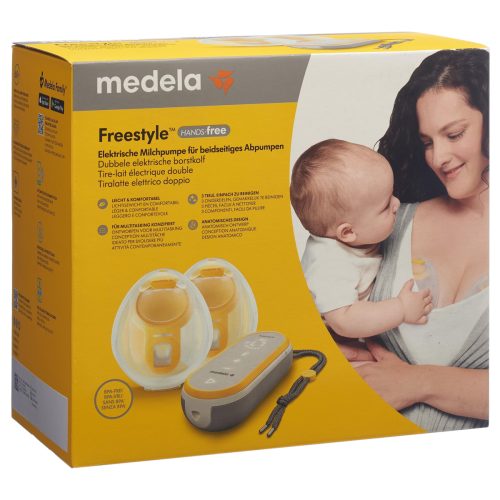 medela, Elektrische Doppelmilchpumpe Freestyle Hands Free
