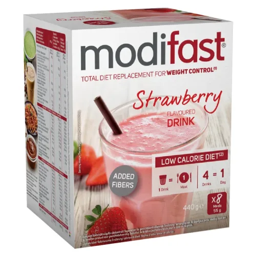 Modifast, modifast Drink Erdbeere (8x55g)