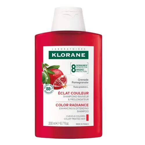 KLORANE, KLORANE - Farbglanz Shampoo, Granatapfel, 200 ml