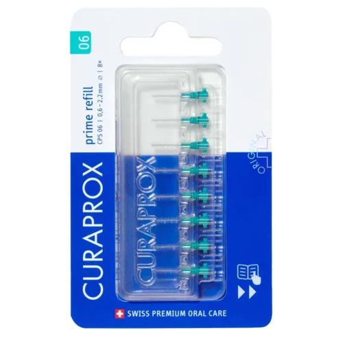CURAPROX, CURAPROX - CPS Prime Refill, Interdentalbürsten, 8 Stück,  Türkis