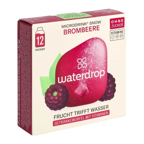 waterdrop, waterdrop Microdrink Brombeere Snow (12 Stk)