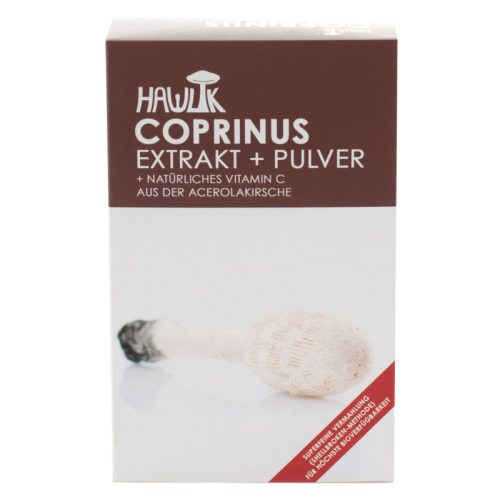 HAWLIK, HAWLIK Coprinus Extrakt + Pulver Kapseln (60 Stk)