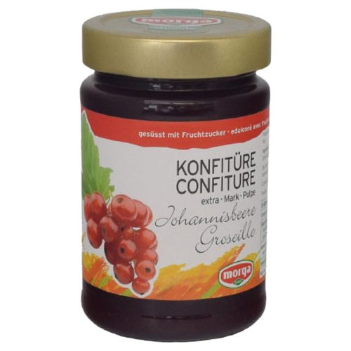 morga, morga Johannisbeere-Konfi mit Fruchtzucker (350g)