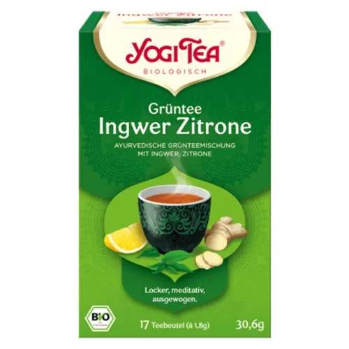 Yogi Tea, Yogi Tea Grüntee Ingwer Zitrone (17 Beutel)