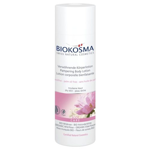 Biokosma, Biokosma Verwöhnende Körperlotion Bio-Wildrose – Bio-Holunderblüte
