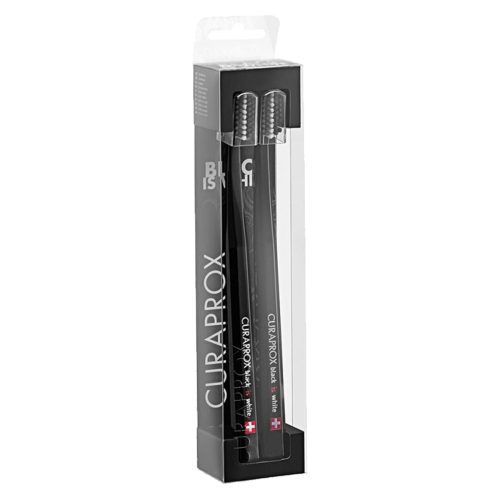 CURAPROX, CURAPROX Black is White Zahnb&uuml;rst schw/schw 2 Stk