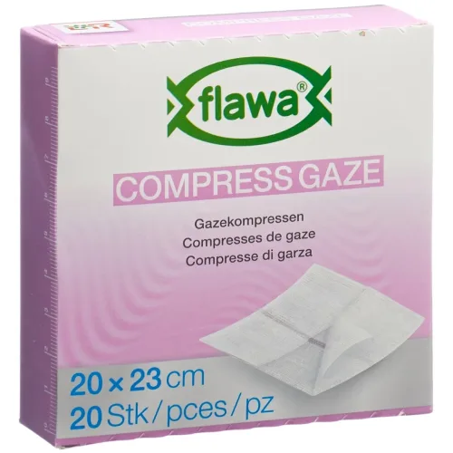 FLAWA, flawa Gazekompressen 20x23cm (20 Stk)