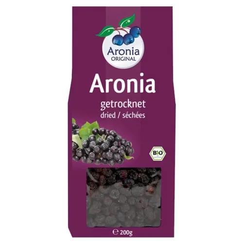Aronia ORIGINAL, Aronia ORIGINAL Bio Aroniabeeren getrocknet (200g)