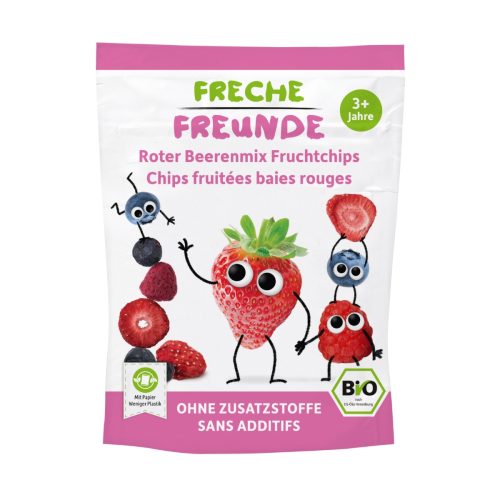 Freche Freunde, FRECHE FREUNDE Fruchtchips, roter Beerenmix (10g)