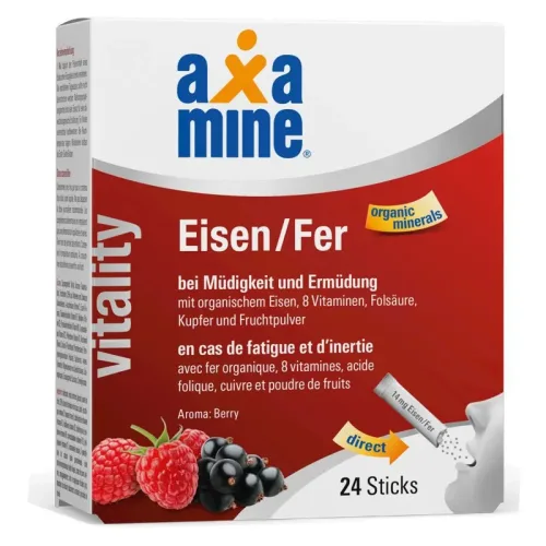 Axanova, Axanova 24-Pack Eisen Sticks Nahrungsergänzung Rot, Herren, Größe: 0