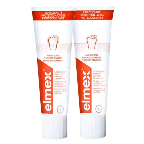 Elmex, Elmex Kariesschutz Zahnpasta Duo (2 x 75 ml)