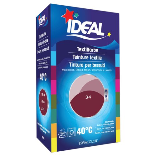 IDEAL, IDEAL MINI Baumwolle Color No34 bordeaux (1 Stk)