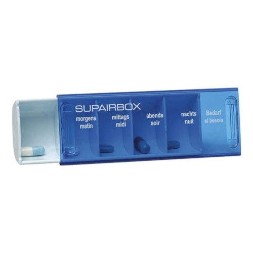 Supairbox, Supairbox Tagesbox deutsch & französisch, pastellblau (1 Stk)