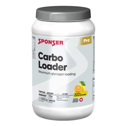 SPONSER, Sponser Carbo Loader Pulver Citrus Orange (1200g)