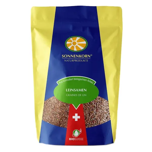 SONNENKORN, SONNENKORN Leinsamen Bio Knospe (250g)
