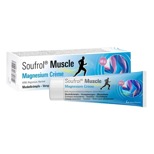 Soufrol, Soufrol Muscle Magnesium Crème Cool, Tube (60g)
