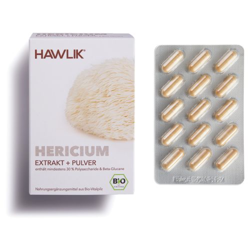 HAWLIK, HAWLIK Hericium Extrakt + Pulver Kapseln (120 Stk)