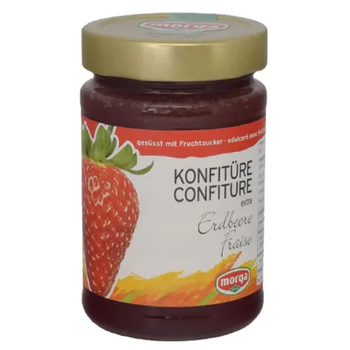 morga, morga Erdbeer-Konfi mit Fruchtzucker (350g)