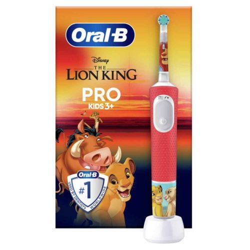 Oral-B, Oral-B Vitality Pro 103 Kids Der König der Löwen Elektrische Zahnbürste – rot