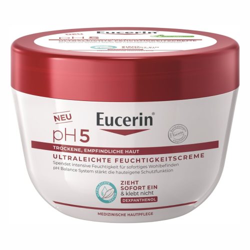 Eucerin, Eucerin - pH5 Ultraleichte Feuchtigkeitscreme, 350 ml